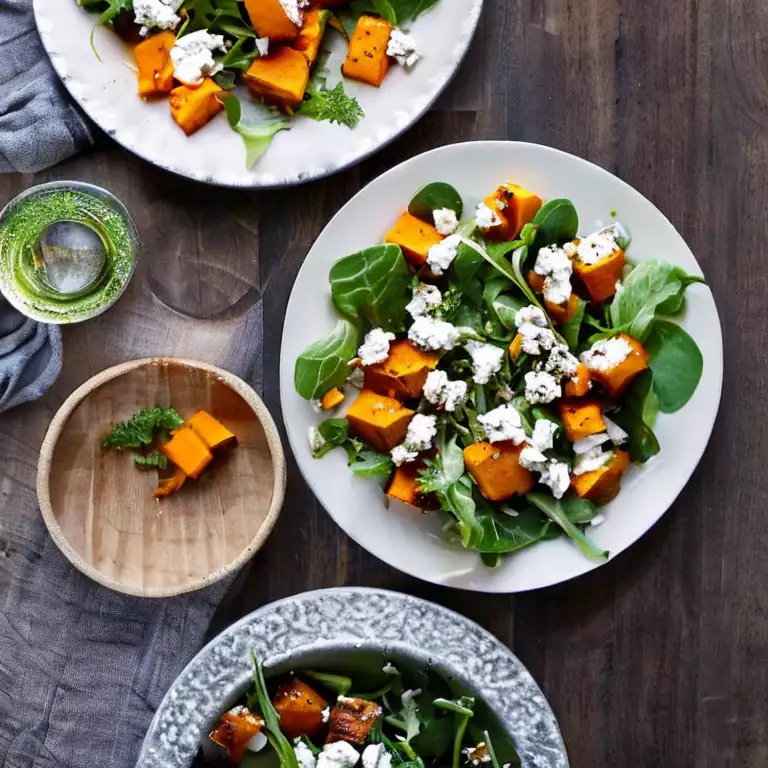 Butternut KüRbis Salat Mit Halloumi - Rezepte Suchen